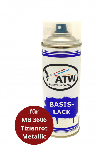 Autolack für MB 3606 Tizianrot Metallic